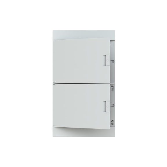 ABB 1SLM004100A1110, MISTRAL41F, 72 Modül, 4 Sıralı, Beyaz Opak Kapaklı, Halojen Free, Sıvaaltı Sigorta Kutusu, 430x735x128mm