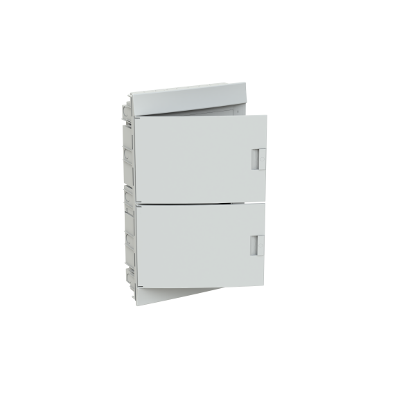 ABB 1SLM004100A1110, MISTRAL41F, 72 Modül, 4 Sıralı, Beyaz Opak Kapaklı, Halojen Free, Sıvaaltı Sigorta Kutusu, 430x735x128mm