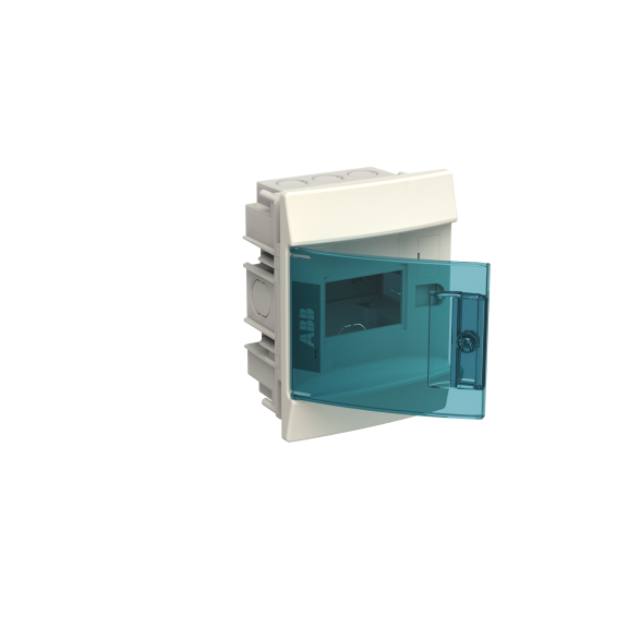 ABB 1SLM004100A1200, MISTRAL41F, 4 Modül, Şeffaf Kapaklı, Halojen Free, Sıvaaltı Sigorta Kutusu, 152x202x105mm
