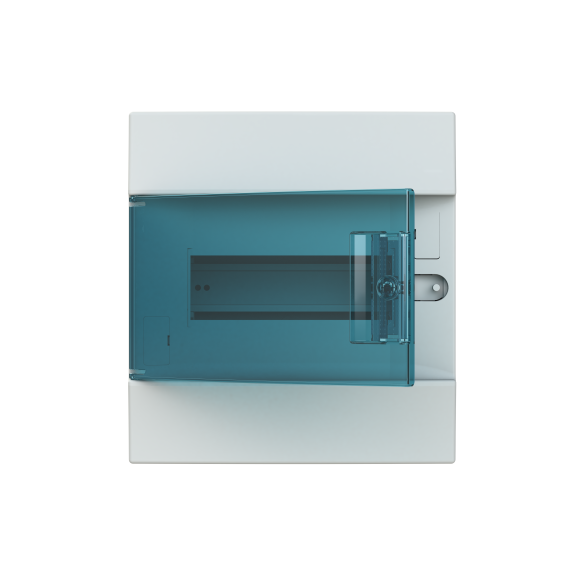 ABB 1SLM004100A1202, MISTRAL41F, 8 Modül, Şeffaf Kapaklı, Halojen Free, Sıvaaltı Sigorta Kutusu, 232x250x108mm
