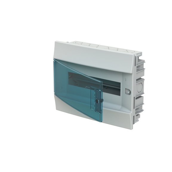 ABB 1SLM004100A1203, MISTRAL41F, 12 Modül, Şeffaf Kapaklı, Halojen Free, Sıvaaltı Sigorta Kutusu, 320x250x108mm