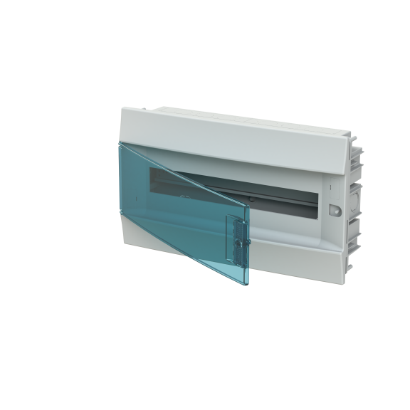 ABB 1SLM004100A1204, MISTRAL41F, 18 Modül, Şeffaf Kapaklı, Halojen Free, Sıvaaltı Sigorta Kutusu, 430x250x108mm