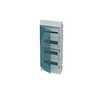 ABB 1SLM004100A1208, MISTRAL41F, 48 Modül,  4 Sıralı, Şeffaf Kapaklı, Halojen Free, Sıvaaltı Sigorta Kutusu, 320x735x108mm