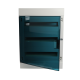 ABB 1SLM004100A1209, MISTRAL41F, 54 Modül,  3 Sıralı, Şeffaf Kapaklı, Halojen Free, Sıvaaltı Sigorta Kutusu, 430x600x128mm