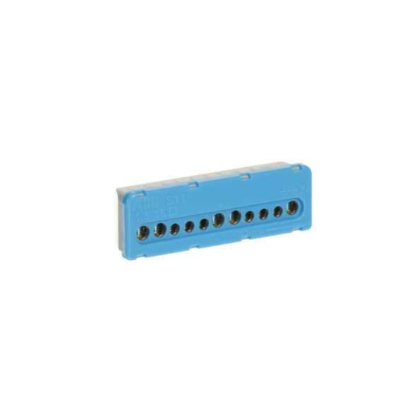 ABB 1SPE007715F0732, MISTRAL, Sigorta Kutuları için Nötr Terminal Bloğu, 5x16mm+6x6mm, Vidalı