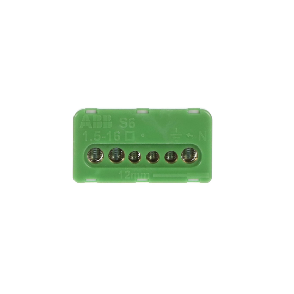 ABB 1SPE007715F0741, MISTRAL, Sigorta Kutuları için Topraklama Terminal Bloğu, 3x16mm+3x6mm, Vidalı