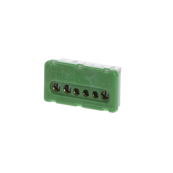 ABB 1SPE007715F0741, MISTRAL, Sigorta Kutuları için Topraklama Terminal Bloğu, 3x16mm+3x6mm, Vidalı