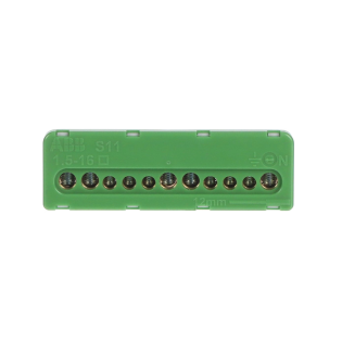 ABB 1SPE007715F0742, MISTRAL, Sigorta Kutuları için Topraklama Terminal Bloğu, 5x16mm+6x6mm, Vidalı