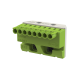 ABB 1SPE007715F9713, MISTRAL, Sigorta Kutuları için Topraklama Terminal Bloğu, 8x1,5-4mm²+2x25mm², Yaylı