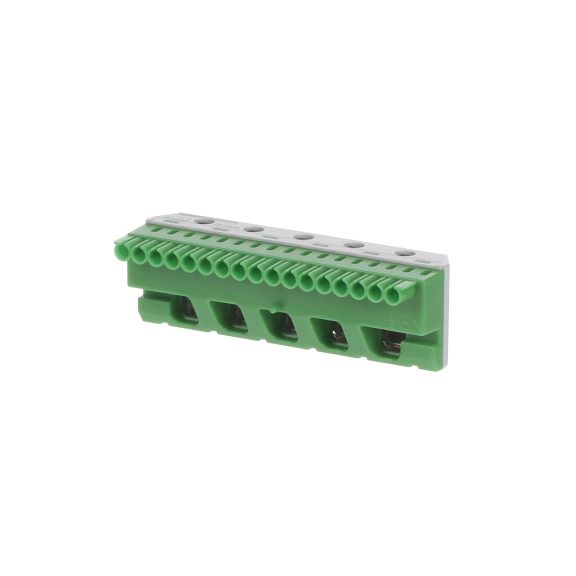 ABB 1SPE007715F9716, MISTRAL, Sigorta Kutuları için Topraklama Terminal Bloğu, 17x1,5-4mm²+5x25mm², Yaylı