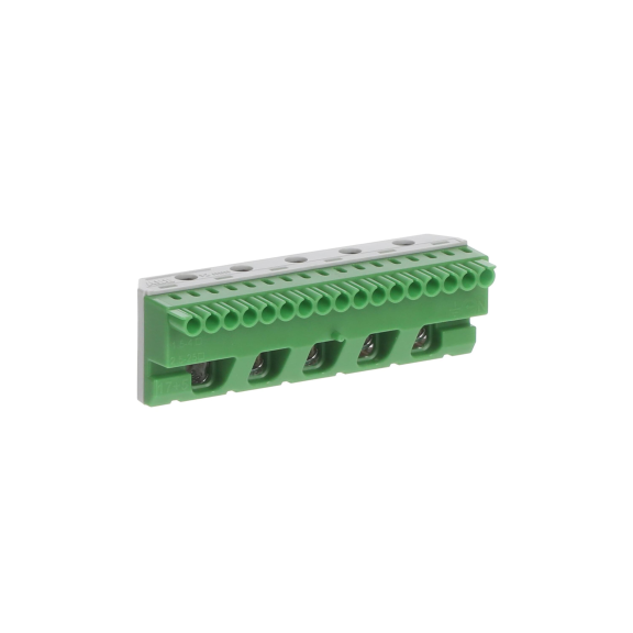 ABB 1SPE007715F9716, MISTRAL, Sigorta Kutuları için Topraklama Terminal Bloğu, 17x1,5-4mm²+5x25mm², Yaylı