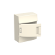ABB 1SPE007717F0310, MISTRAL41W, 8 Modül, Beyaz Opak Kapaklı, Halojen Free, Sıvaüstü Sigorta Kutusu, 202x257x120mm