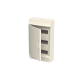 ABB 1SPE007717F0610, MISTRAL41W, 36 Modül, 3 Sıralı, Beyaz Opak Kapaklı, Halojen Free, Sıvaüstü Sigorta Kutusu, 292x507x120mm