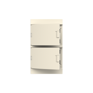 ABB 1SPE007717F1110, MISTRAL41W, 72 Modül, 4 Sıralı, Beyaz Opak Kapaklı, Halojen Free, Sıvaüstü Sigorta Kutusu, 382x656x120mm