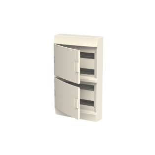 ABB 1SPE007717F1110, MISTRAL41W, 72 Modül, 4 Sıralı, Beyaz Opak Kapaklı, Halojen Free, Sıvaüstü Sigorta Kutusu, 382x656x120mm