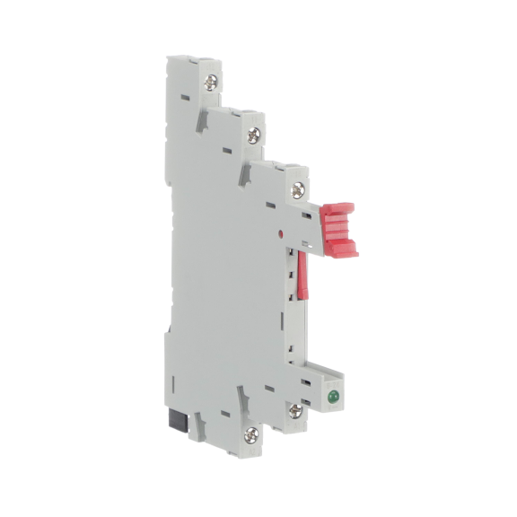 ABB 1SVR405521R1100, CR-S006/024VDC1SS, Slim Röleler için Yedek Soket, 6-24 Volt DC, 1 K/A Kontaklı, LED’li