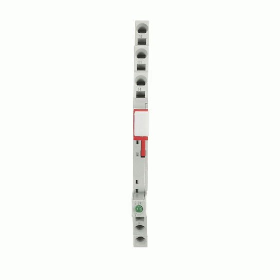 ABB 1SVR405521R1200, CR-S006/024VDC1SZ, Slim Röleler için Yedek Soket, 6-24 Volt DC, 1 K/A Kontaklı, LED’li,  Yay Bağlantılı
