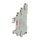 ABB 1SVR405521R1200, CR-S006/024VDC1SZ, Slim Röleler için Yedek Soket, 6-24 Volt DC, 1 K/A Kontaklı, LED’li,  Yay Bağlantılı