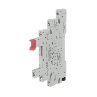 ABB 1SVR405521R5100, CR-S048/060VADC1SS, Slim Röleler için Yedek Soket, 48-60 Volt DC, 1 K/A Kontaklı, LED’li