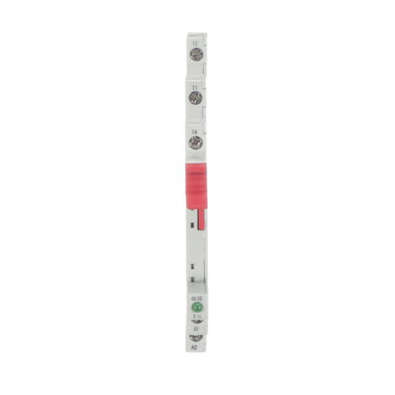 ABB 1SVR405521R5100, CR-S048/060VADC1SS, Slim Röleler için Yedek Soket, 48-60 Volt DC, 1 K/A Kontaklı, LED’li