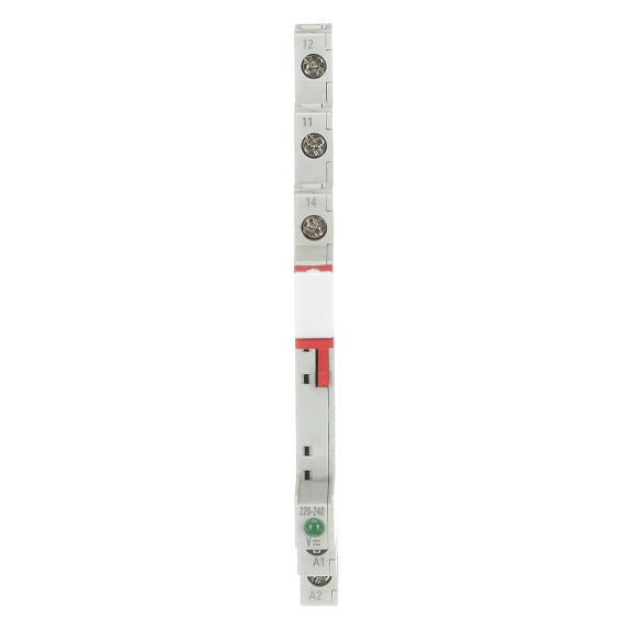 ABB 1SVR405521R7100, CR-S220/240VADC1SS, Slim Röleler için Yedek Soket, 220-240 Volt DC, 1 K/A Kontaklı, LED’li