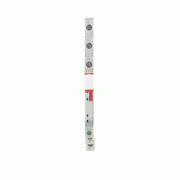 ABB 1SVR405521R7100, CR-S220/240VADC1SS, Slim Röleler için Yedek Soket, 220-240 Volt DC, 1 K/A Kontaklı, LED’li