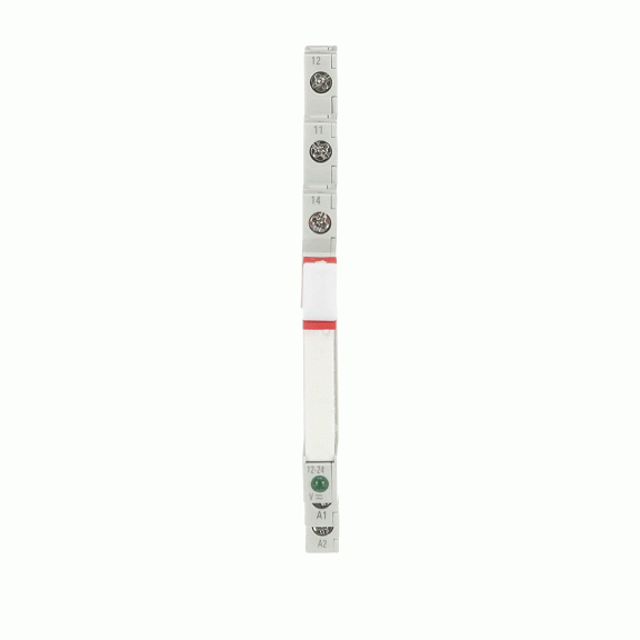 ABB 1SVR405541R3110, CR-S024VADC1CRS, 6 Amper, 24 Volt AC/DC, 1 K/A Kontaklı, Slim Röle, LED’li, Koruma Devreli