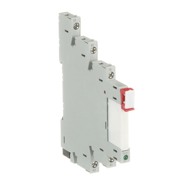 ABB 1SVR405541R6110, CR-S110VADC1CRS, 6 Amper, 110 Volt AC/DC, 1 K/A Kontaklı, Slim Röle, LED’li, Koruma Devreli