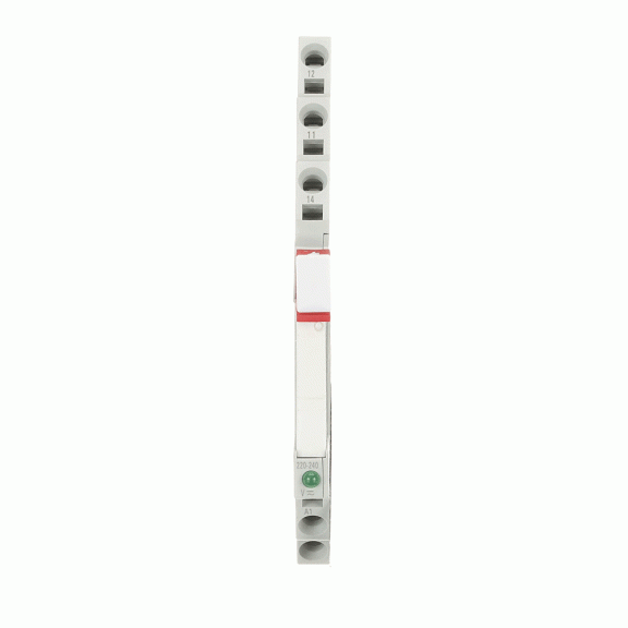 ABB 1SVR405541R7210, CR-S230VADC1CRZ, 6 Amper, 230 Volt AC/DC, 1 K/A Kontaklı, Slim Röle, LED’li, Koruma Devreli, Yay Bağlantılı