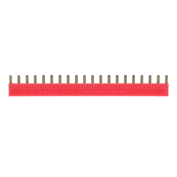 ABB 1SVR405598R0800, CR-SJB20-RED, Slim Röleler için Köprü, 20 Modül, Kırmızı