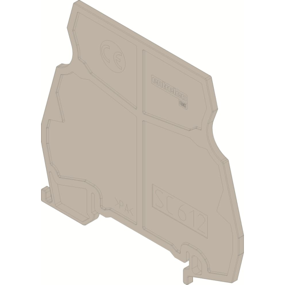 ABB 1SVR405599R0000, CR-SSEP, Slim Röleler için Ayırma Plakası