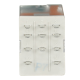 ABB 1SVR405612R1000, CR-M024DC3, 10 Amper, 24 Volt DC, 3 K/A Kontaklı, 11 Pinli, Soketli Röle, Test Butonlu