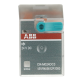 ABB 1SVR405612R1000, CR-M024DC3, 10 Amper, 24 Volt DC, 3 K/A Kontaklı, 11 Pinli, Soketli Röle, Test Butonlu
