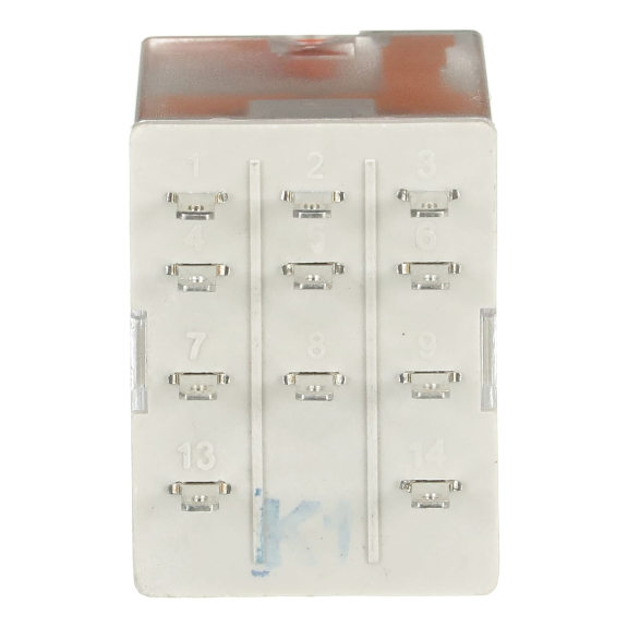 ABB 1SVR405612R3000, CR-M230AC3, 10 Amper, 230 Volt AC, 3 K/A Kontaklı, 11 Pinli, Soketli Röle, Test Butonlu