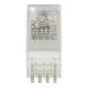 ABB 1SVR405613R0000, CR-M024AC4, 6 Amper, 24 Volt AC, 4 K/A Kontaklı, 14 Pinli, Soketli Röle, Test Butonlu
