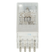 ABB 1SVR405613R1000, CR-M024DC4, 6 Amper, 24 Volt DC, 4 K/A Kontaklı, 14 Pinli, Soketli Röle, Test Butonlu