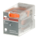 ABB 1SVR405613R3000, CR-M230AC4, 6 Amper, 230 Volt AC, 4 K/A Kontaklı, 14 Pinli, Soketli Röle, Test Butonlu