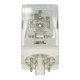 ABB 1SVR405621R3000, CR-U230AC2, 10 Amper, 230 Volt AC, 2 K/A Kontaklı, 8 Silindirik Pinli, Soketli Röle, Test Butonlu