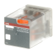 ABB 1SVR405621R3000, CR-U230AC2, 10 Amper, 230 Volt AC, 2 K/A Kontaklı, 8 Silindirik Pinli, Soketli Röle, Test Butonlu