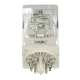 ABB 1SVR405622R1000, CR-U024DC3, 10 Amper, 24 Volt DC, 3 K/A Kontaklı, 11 Silindirik Pinli, Soketli Röle, Test Butonlu