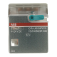ABB 1SVR405622R1000, CR-U024DC3, 10 Amper, 24 Volt DC, 3 K/A Kontaklı, 11 Silindirik Pinli, Soketli Röle, Test Butonlu