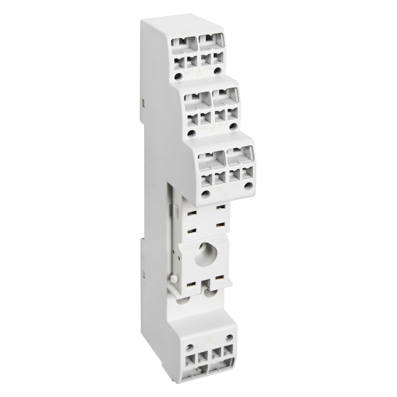 ABB 1SVR405650R0310, CR-PLP, 5 ve 8 Pinli CR-P Serisi Soketli Röleler için Yay Bağlantılı Röle Soketi