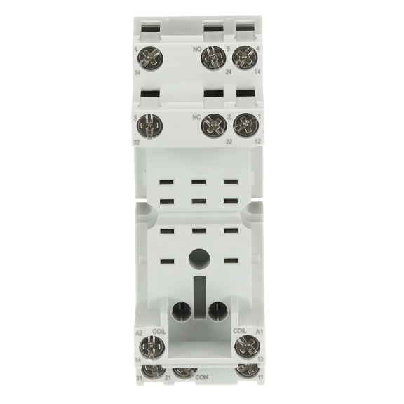 ABB 1SVR405651R2000, CR-M3SS, 11 Pinli CR-M Serisi Soketli Röleler için Röle Soketi