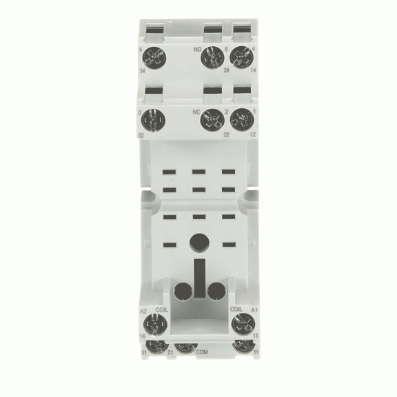 ABB 1SVR405651R2000, CR-M3SS, 11 Pinli CR-M Serisi Soketli Röleler için Röle Soketi