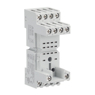 ABB 1SVR405651R3000, CR-M4SS, 14 Pinli CR-M Serisi Soketli Röleler için Röle Soketi