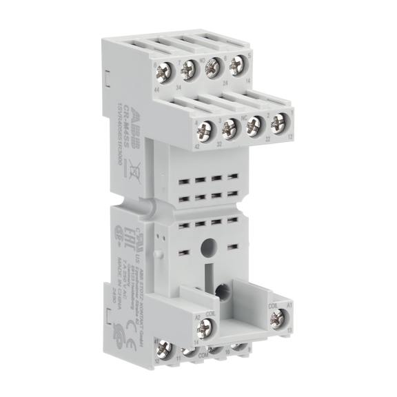 ABB 1SVR405651R3000, CR-M4SS, 14 Pinli CR-M Serisi Soketli Röleler için Röle Soketi