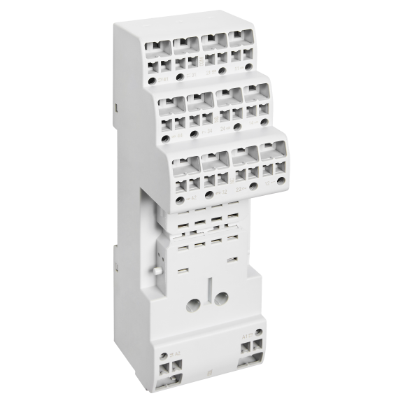 ABB 1SVR405651R6110, CR-M4LP, 14 Pinli CR-M Serisi Soketli Röleler için Yay Bağlantılı Röle Soketi