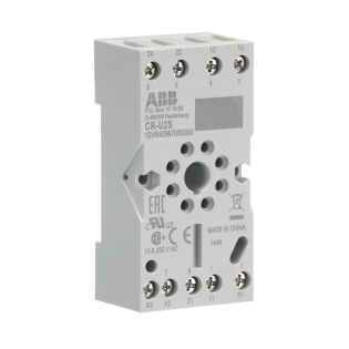 ABB 1SVR405670R0000, CR-U2S, 8 Pinli CR-U Serisi Soketli Röleler için Röle Soketi