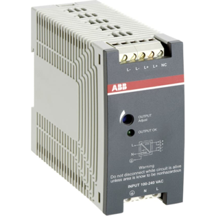 ABB 1SVR427031R2000, CP-E 48/1.25, 60 W, 1.25 Amper, 48 Volt DC, Ray Tipi Güç Kaynağı, Monofaze 100-240 Volt AC Giriş Gerilimi