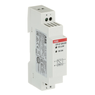 ABB 1SVR427041R1000, CP-D 12/0.83, 10 W, 0.83 Amper, 12 Volt DC, Ray Tipi Güç Kaynağı, Monofaze 100-240 Volt AC Giriş Gerilimi